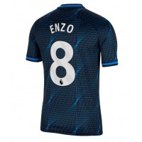Chelsea Enzo Fernandez #8 Udebanetrøje 2023-24 Kortærmet